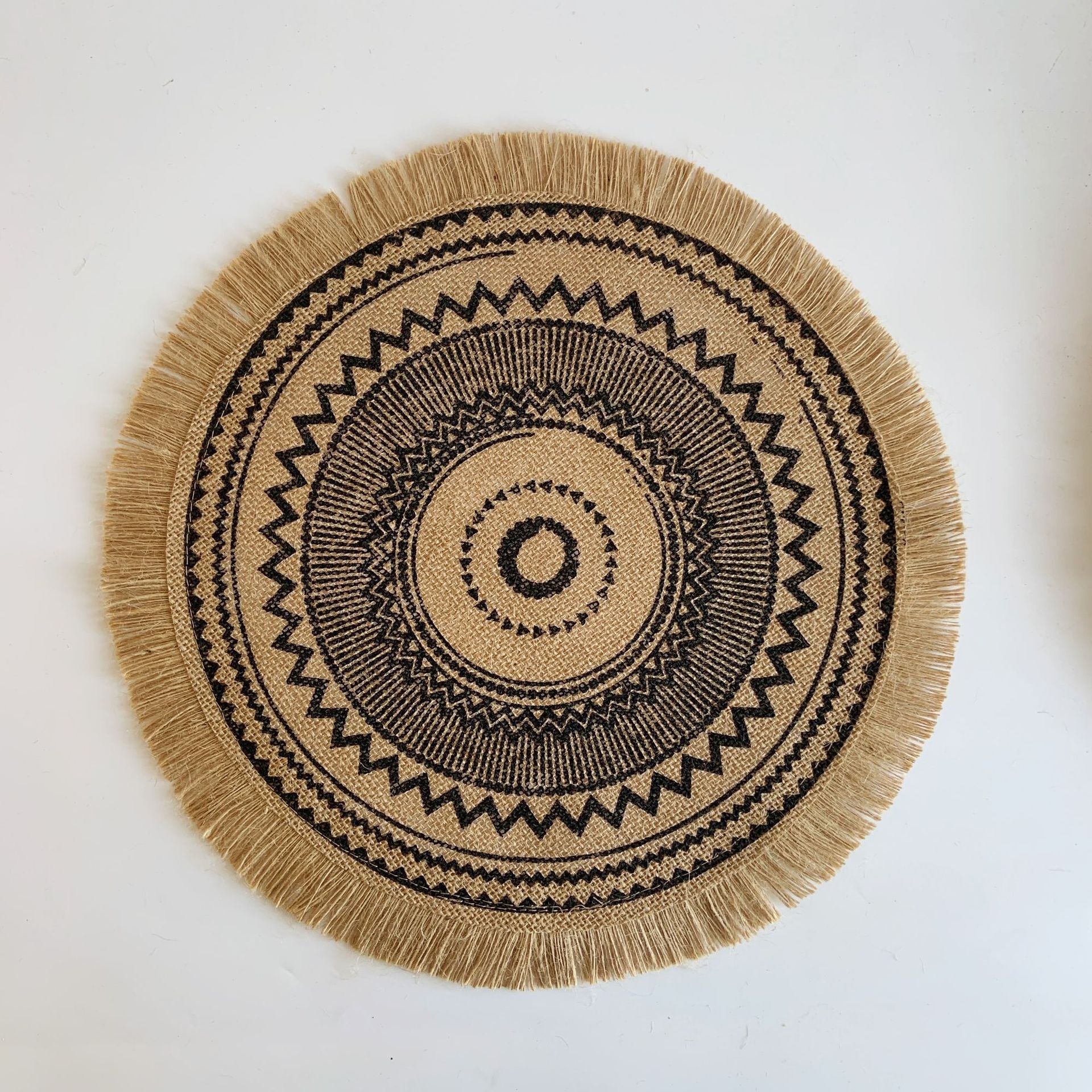 Wholesale Cotton Linen Woven Coaster Placemat